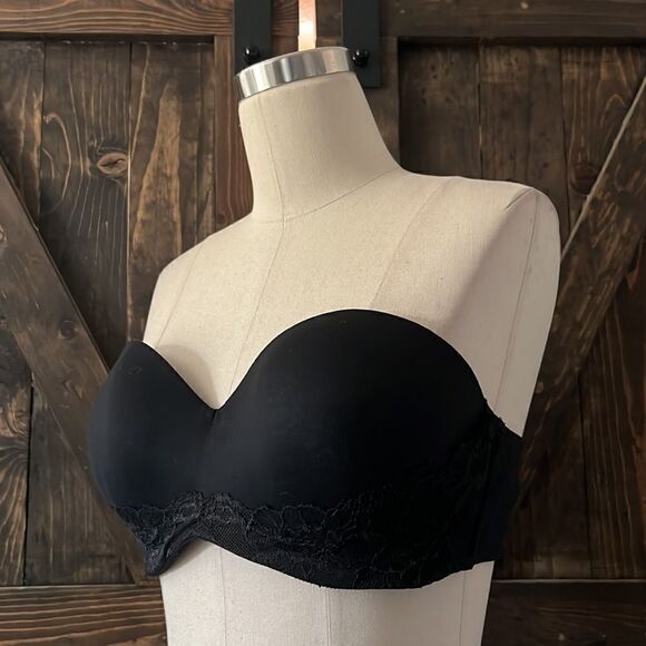 Victorias Secret body by Victoria lined strapless bra Sz-36D - Picture 2 of 11